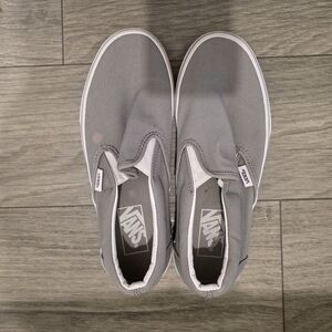 Vans Gray Slip-On Sneakers